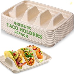 GREBSTK 20 Pack Disposable Taco Holders