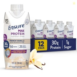 Ensure Max Protein Shake | French Vanilla | Ready to Drink | 30g Prote