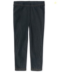 The Children's Place Big Girls' Leggings 3/4 Pant, TRUEINDIGO 5446, XX
