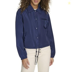 Champion Women's Cropped Coached Jacket, Medieval Blue, Medium