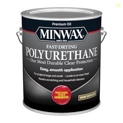 Minwax Fast Drying Polyurethane Protective Wood Finish, Clear Semi-Glo