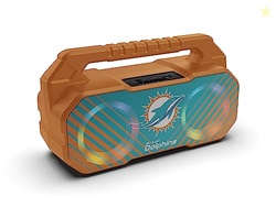 SOAR NFL Wireless Boombox Speaker, Miami Dolphins
