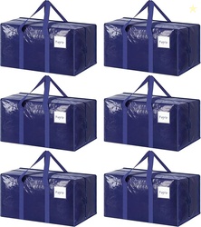 6 Pack Extra Heavy Duty Large Moving Bags 