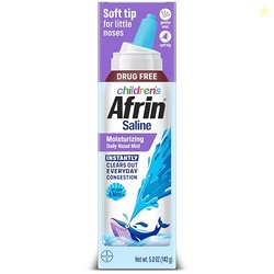 Afrin Moisturizing Childrens Saline Mist for Everyday Nasal Congestion
