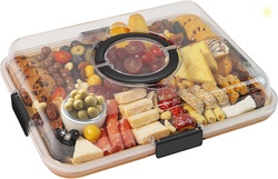 Charcuterie Board with Clear Lid