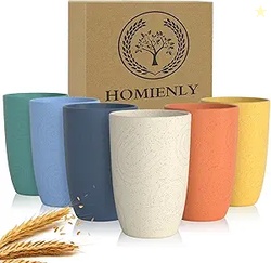 Homienly Plastic Cups, 6 PCS 
