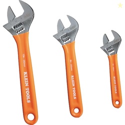 Klein Tools D5073 Adjustable Wrench Set, Extra Capacity, 6-Inch, 8-Inc
