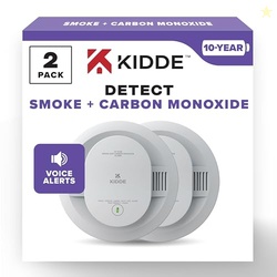 Kidde Smoke & Carbon Monoxide Detector, 10-Year Battery Powered, Voice