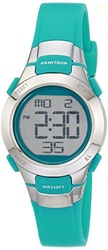 Armitron Sport Women's 45/7012TEL Digital Chronograph Teal Resin Strap