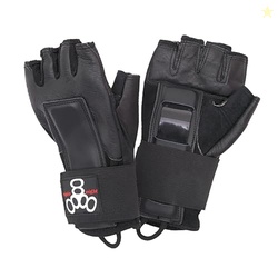 Triple Eight Hired Hands Skateboarding Wrist Guard Gloves, X-Large , B
