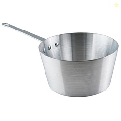 Winco Heavy-Duty Aluminum Tapered Sauce Pan, 3mm, 5 Quart