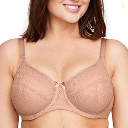 Full Figure Plus Size Lace Comfort Wonderwire Bra Underwire #9855 Capp