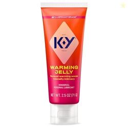 K-Y Warming Jelly Personal Lubricant (2.5 oz), Premium Non-Greasy Warm