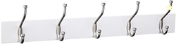 Amazon Basics Rectangular Farmhouse Wall-Mounted Coat Rack for Entrywa