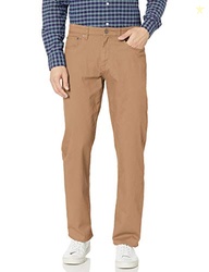 Amazon Essentials Men's Standard Relaxed-Fit 5-Pocket Stretch Twill Pa