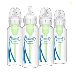  Anti-Colic Options+ Narrow Baby Bottle, 4 Pack