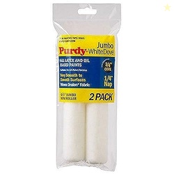 Purdy 140626010 Jumbo Mini White Dove Roller Replacement, 2-Pack, 6-1/