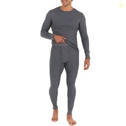 Fruit of The Loom Men's Recycled Waffle Thermal Underwear Set (Top and
