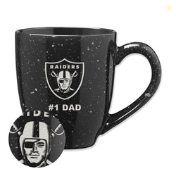 Rico Industries NFL Football Las Vegas Raiders #1Dad 16 oz Team Color 
