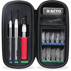 X-ACTO Compression Basic Knife Set, Includes 3 Knives, 13 Blades, Soft