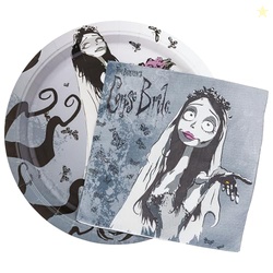 Silver Buffalo Tim Burton's Corpse Bride 32 Pack Partyware Disposable 