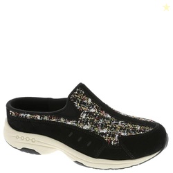 Easy Spirit Traveltime Women's Slip On, 11 B(M) US, Black-Tweed-Multi-