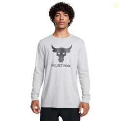 Under Armour Men's Project Rock Brahma Bull Long Sleeve, (011) Mod Gra