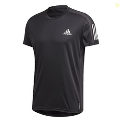 adidas Men's Own The Run Tee, Black, Medium