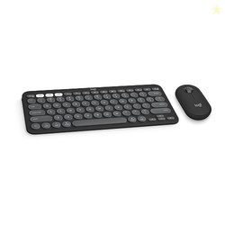 Logitech Pebble 2 Combo for Mac, Wireless Keyboard and Mouse, Slim, Qu