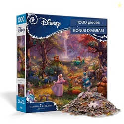Buffalo Games  Thomas Kinkade Disneys Robin Hood 1000 Piece Jigsaw Puz