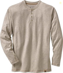 Legendary Whitetails Men's Maverick Slub Henley Thicket Heather XX-Lar