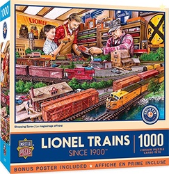 MasterPieces 1000 Piece Jigsaw Puzzle  Lionel Trains Thanks Dad  Nosta