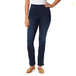 Gloria Vanderbilt Women's Amanda Pull On High Rise Jean Kansas