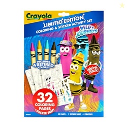 Crayola Retired Colors Coloring & Activity Set, Retired Crayons & Stic