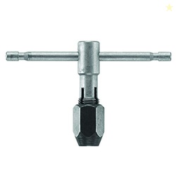 Bosch BTH014#0-1/4 Inch T-Handle Tap Wrench with Adjustable Self-Equal