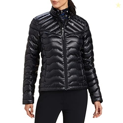 ARIAT Women's Ideal Down Jacket, Ir Black, Size Large