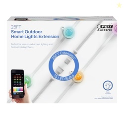 Feit Electric 25FT Extension Only, Outdoor Permanent Lights, RGB + Tun