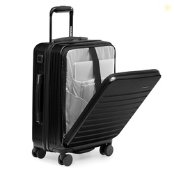 Traveler's Choice Mykel Dual Opening Polycarbonate Hardside Suitcase w
