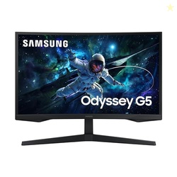Samsung 27-Inch Odyssey G55C Series QHD 1000R Curved Gaming Monitor, 1