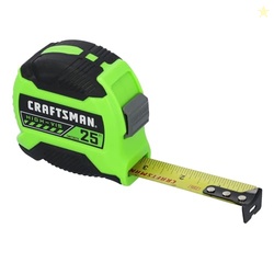 CRAFTSMAN High-Visibility Tape Measure 25 FT (CMHT38225LW)
