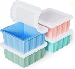 Silicone Freezer Tray for Soup Ice Cubes: 2-Cup