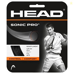 HEAD Sonic Pro Tennis Racket String 40' Set - 17 Gauge Monofilament Ra