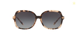 Michael Kors MK2024 Adrianna II Sunglasses, Pink Tortoise/Light Grey G
