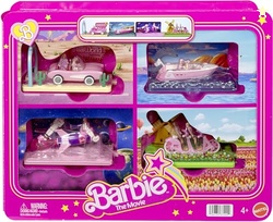Barbie Mini BarbieLand The Movie Vehicle Collection, Includes 8 1.5-in