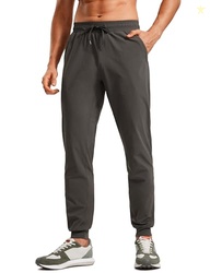 CRZ YOGA Stretch Workout Joggers for Men 29"/31" - Lightweight Water R