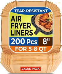 Air Fryer Paper Liners, 200pcs 