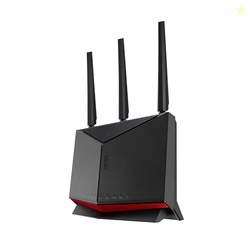 ASUS RT-BE86U BE6800 Dual-Band WiFi 7 Router, Supports 4096-QAM, MLO, 