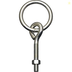 Stanley National Hardware 2061BC 3/8" x 3-3/4" Zinc Plated Hitch Ring 
