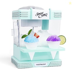 Nostalgia Snow Cone Shaved Ice Machine - Retro Table-Top Slushie Machi