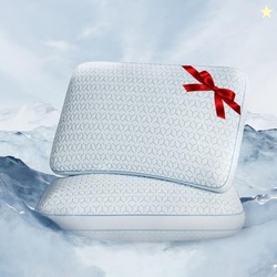 Sweetnight Cooling Pillows, Memory Foam Pillows Queen Size Set of 2, A